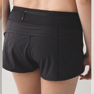 Lululemon Speed Short, Black, 6